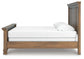 Feddinger King Panel Bed with Mirrored Dresser
