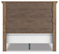 Feddinger Queen Panel Bed with Mirrored Dresser