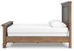 Feddinger Queen Panel Bed with Mirrored Dresser