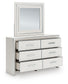 Birmonton Queen Upholstered Bed, Dresser, Mirror and Nightstand