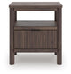 Cadmori Twin Panel Platform Bed, Dresser, Mirror and Nightstand