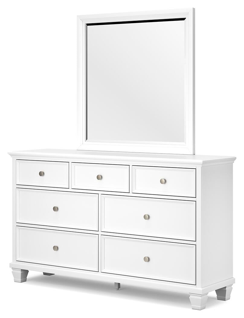 Fortman Full Panel Storage Bed, Dresser, Mirror and Nightstand