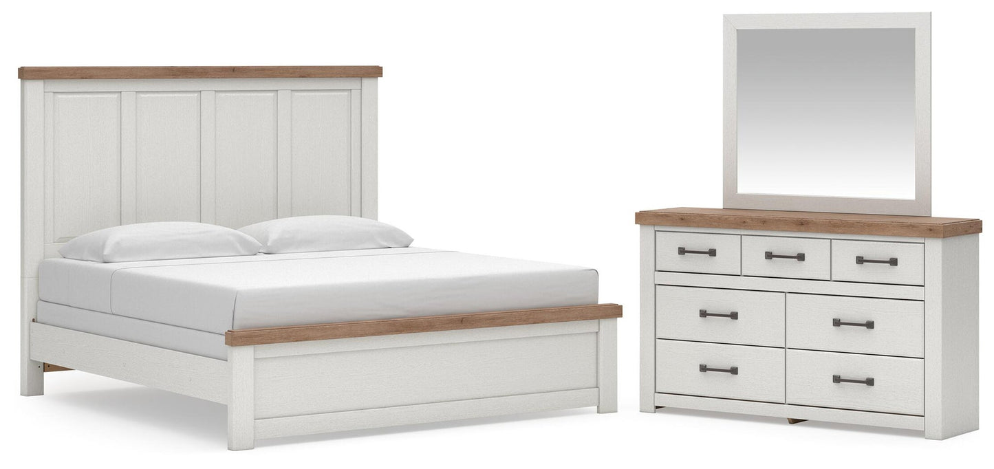 Savonport King Panel Bed, Dresser and Mirror