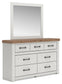Savonport King Panel Bed, Dresser and Mirror