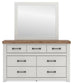 Savonport King Panel Bed, Dresser and Mirror