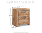 Hyanna Queen Panel Bed with 2 Side Storage, Dresser, Mirror, Chest and Nightstand