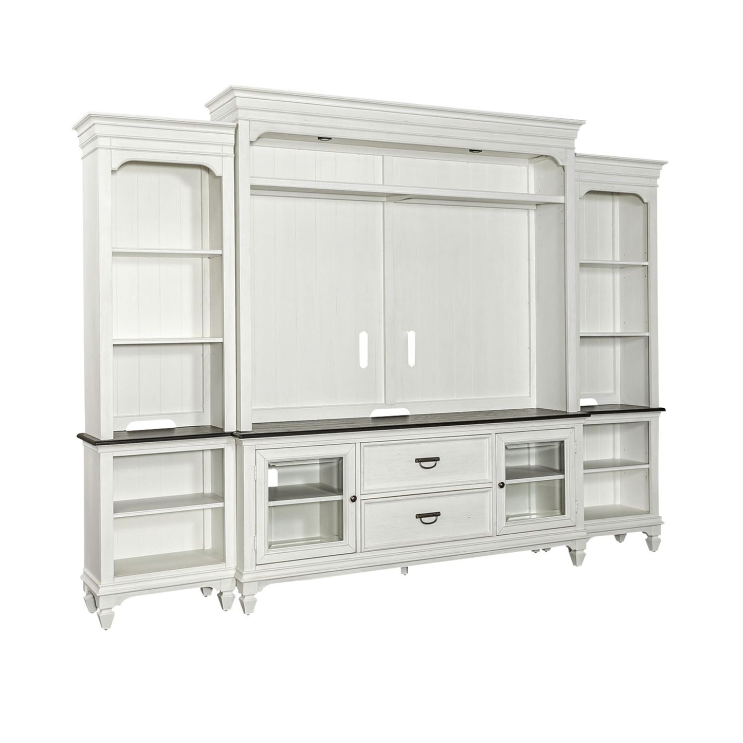 Entertainment Center with Piers