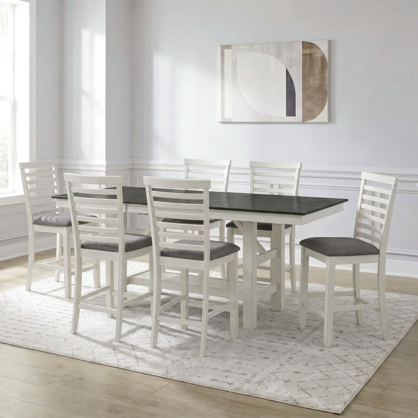 7 Piece Gathering Table Set