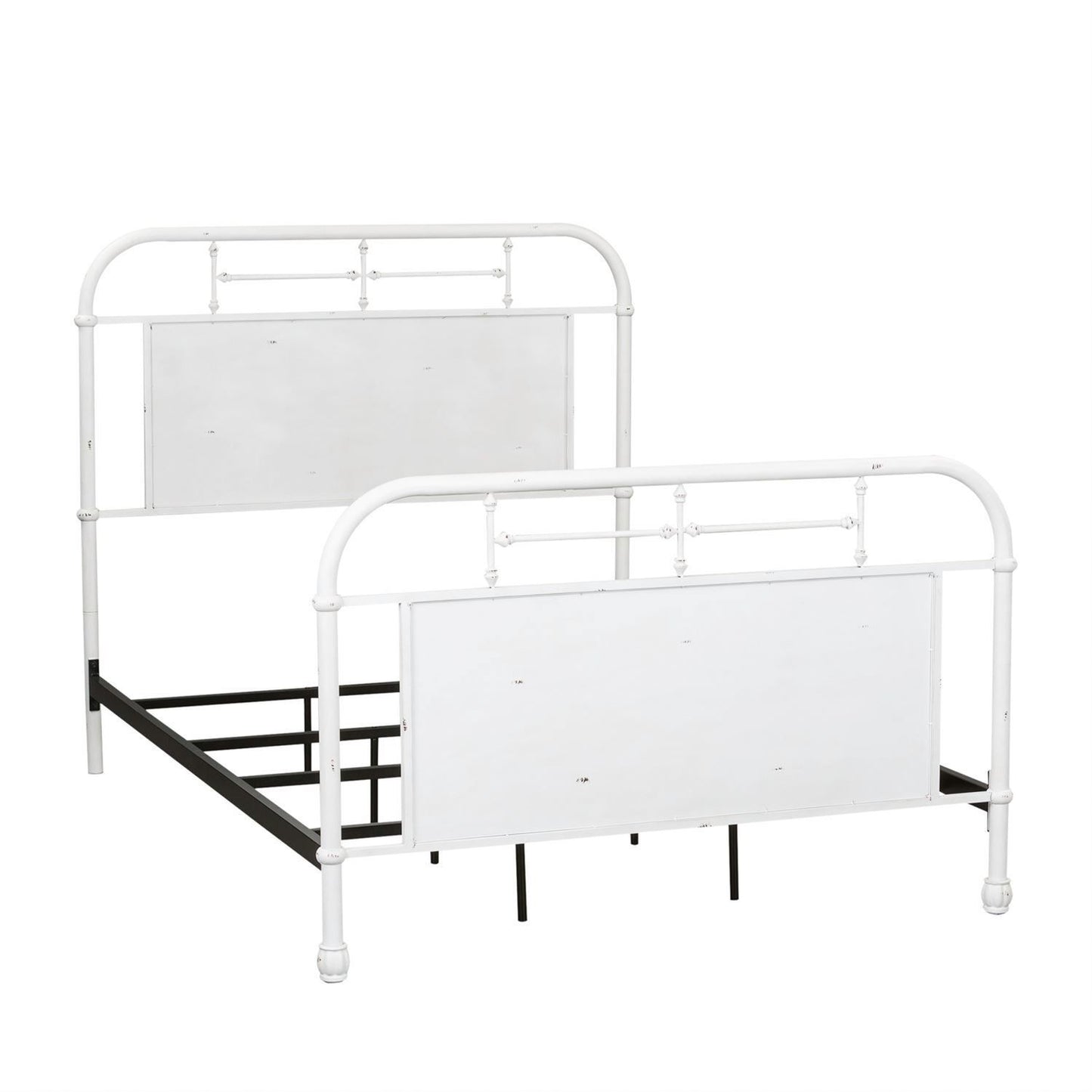 Full Metal Bed - Antique White