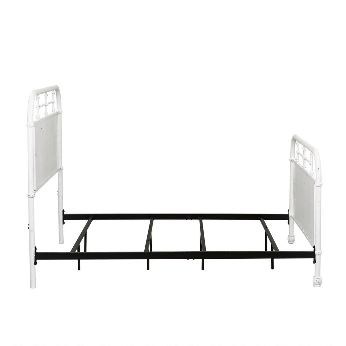 Full Metal Bed - Antique White