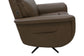 Haven Riverstone Leather Power Swivel Recliner with Power Headrest, Lumbar, Heat, Massage & Ventilation