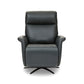 Haven Harbor Leather Power Swivel Recliner with Power Headrest, Lumbar, Heat, Massage & Ventilation