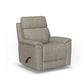 Refined Fabric Swivel Gliding Recliner