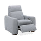 Ava Stonewash Fabric Power Recliner with Power Headrest & Lumbar