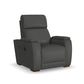 Vibe Coal Fabric Power Recliner with Power Headrest, Lumbar, Heat, Massage & Pulse