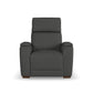Vibe Coal Fabric Power Recliner with Power Headrest, Lumbar, Heat, Massage & Pulse