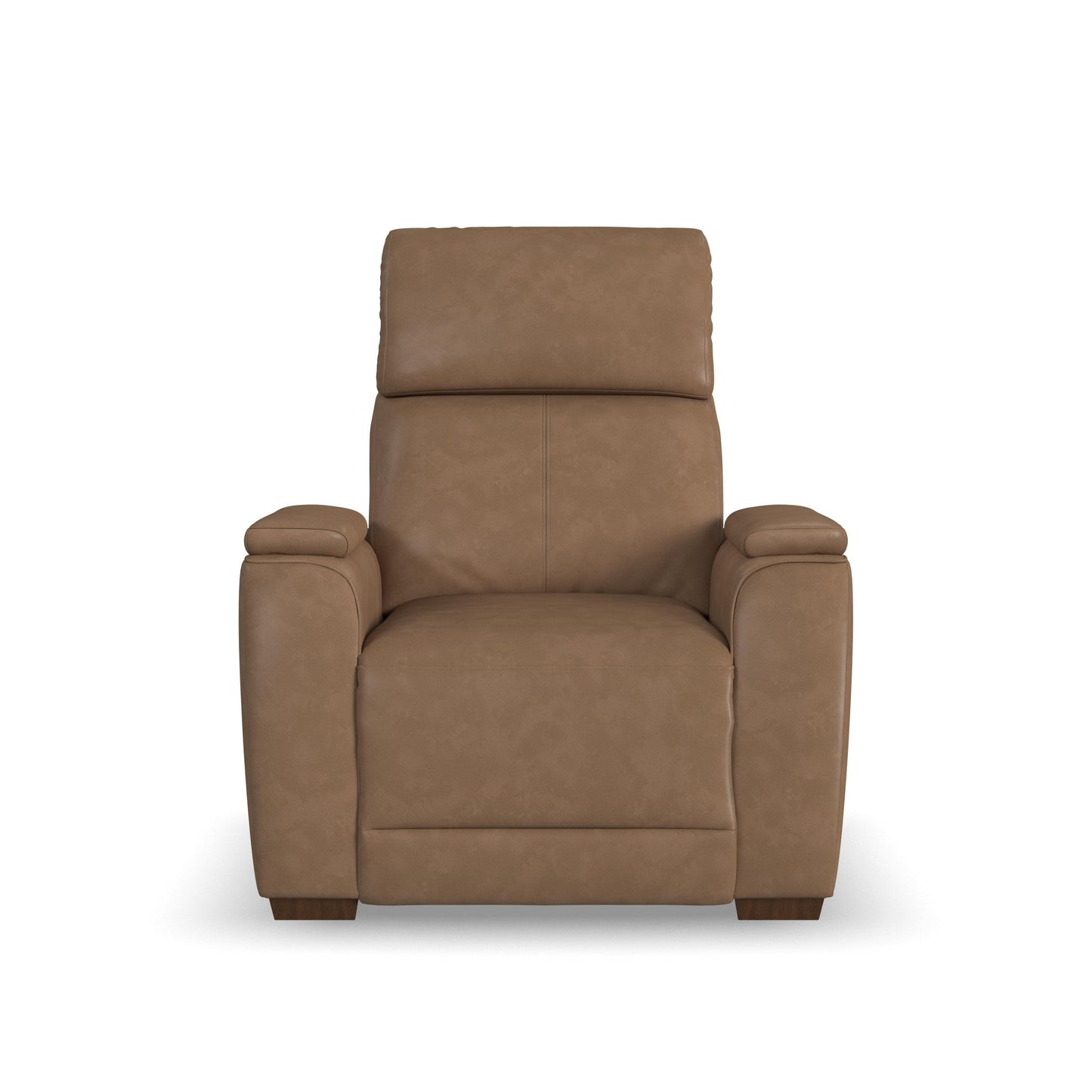 Vibe Taupe Fabric Power Recliner with Power Headrest, Lumbar, Heat, Massage & Pulse