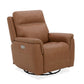 Sawyer Harvest Leather Swivel Glider with Power Headrest, Lumbar, Heat & Massage