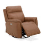 Sawyer Harvest Leather Swivel Glider with Power Headrest, Lumbar, Heat & Massage