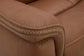 Sawyer Harvest Leather Swivel Glider with Power Headrest, Lumbar, Heat & Massage