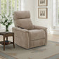 Luma Petite Sable Fabric Petite Power Lift Recliner with Power Headrest, Lumbar, Heat & Massage