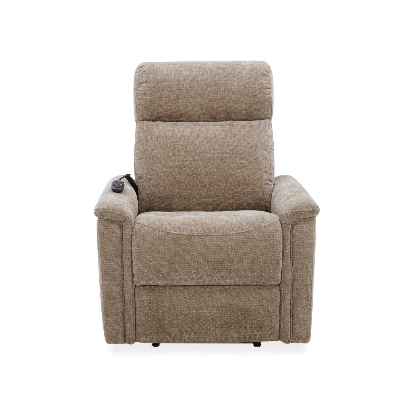 Luma Petite Sable Fabric Petite Power Lift Recliner with Power Headrest, Lumbar, Heat & Massage