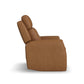 Felix Toasted Almond Leather Power Recliner with Power Headrest, Lumbar, Heat & Massage