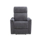 Luma Shadow Fabric Power Lift Recliner with Power Headrest, Lumbar, Heat & Massage