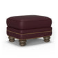 Bay Bridge Leather Ottoman