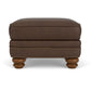 Bay Bridge Leather Ottoman