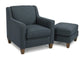 Holly Fabric Ottoman