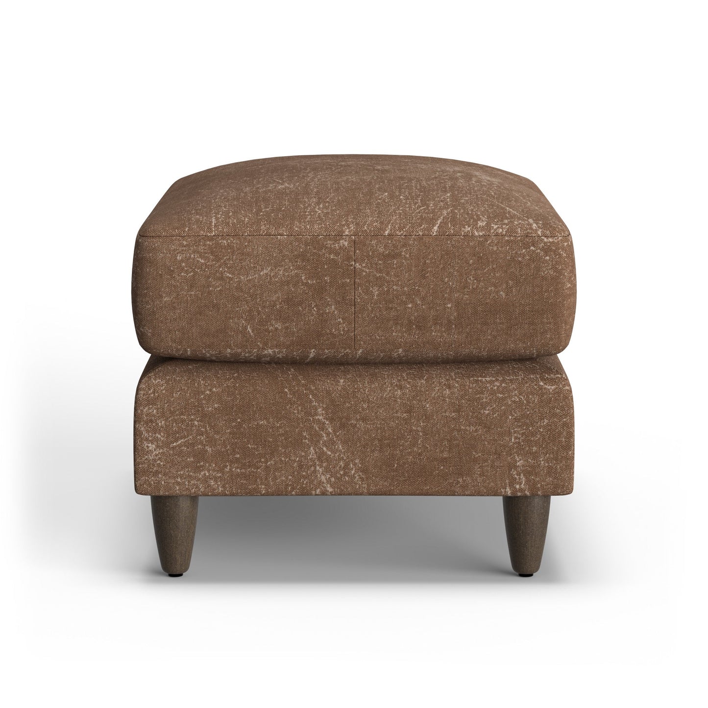 Fern Fabric Ottoman