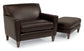 Digby Leather Cocktail Ottoman