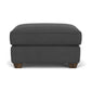 Carson Leather Ottoman