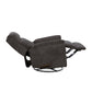 Sophisticated Steel Fabric Perfect Match Swivel Gliding Recliner