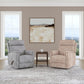 Compact Shoreline Fabric Perfect Match Gliding Recliner