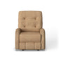 Devon Leather Power Rocking Recliner with Power Headrest