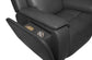 Ziggy Iron Leather Power Recliner with Power Headrest, Lumbar, Heat & Massage