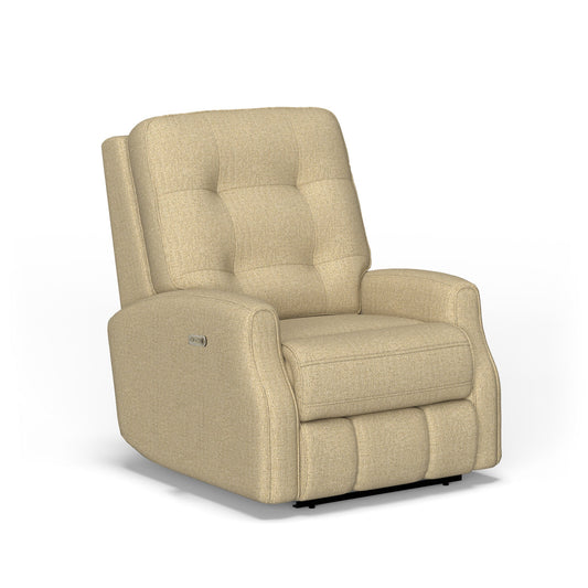 Devon Fabric Power Recliner with Power Headrest