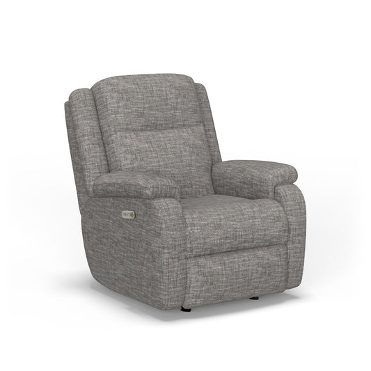 Magnus Fabric Power Rocking Recliner with Power Headrest
