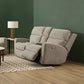 Score Fabric Power Reclining Loveseat with Console & Power Headrests & Lumbar