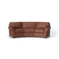 Vail Leather Conversation Sofa