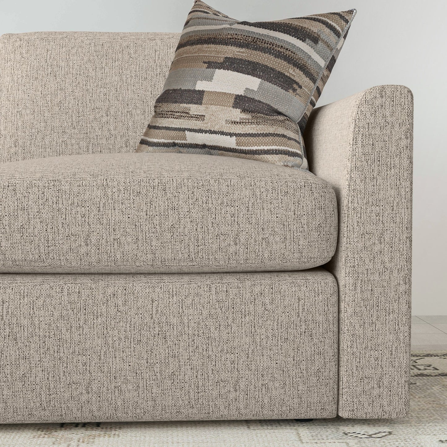 Sky Fabric Loveseat