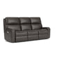Rio Leather Power Reclining Sofa with Power Headrests