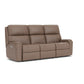 Rio Leather Power Reclining Sofa with Power Headrests