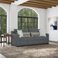Milo Fabric Two-Cushion Sofa