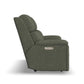 Porter Fabric Power Reclining Loveseat with Console, Power Headrest, & Lumbar