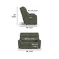 Porter Fabric Power Reclining Loveseat with Power Headrest & Lumbar