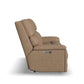 Porter Leather Power Reclining Sofa with Console, Power Headrest, & Lumbar
