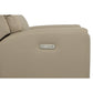 Jarvis Parchment Leather Power Recliner with Power Headrest